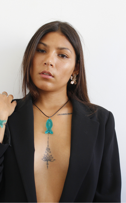 Collier Ôdag Aqua - Porte-bonheur intuitif