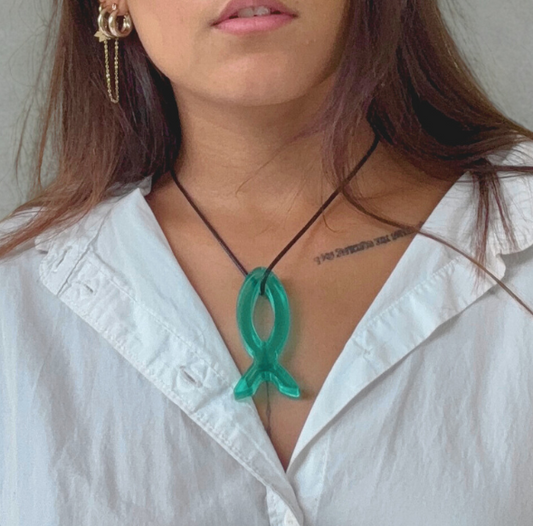 Collier Ôdag Aqua - Porte-bonheur intuitif
