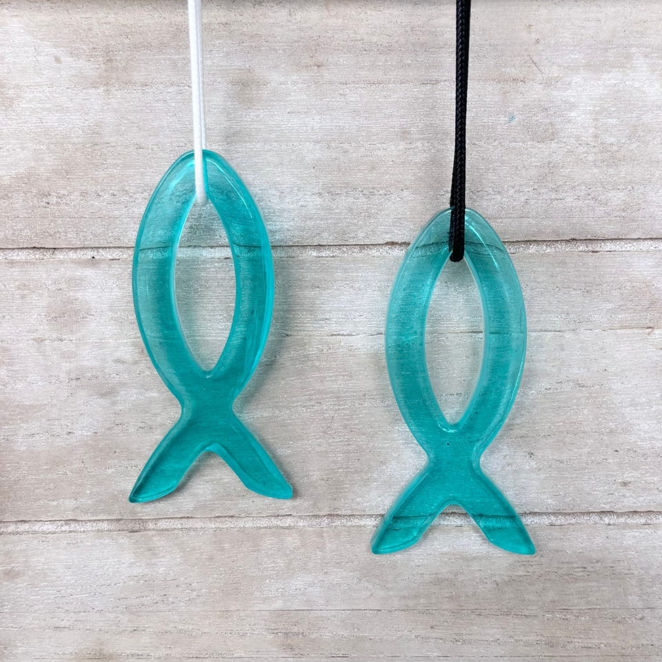 Collier Ôdag Aqua -Duo celeste | Pour Duo