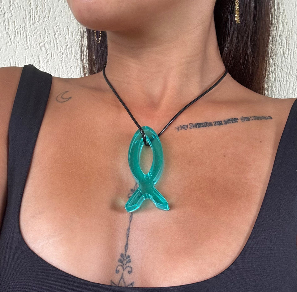 Collier Ôdag Aqua - Porte-bonheur intuitif