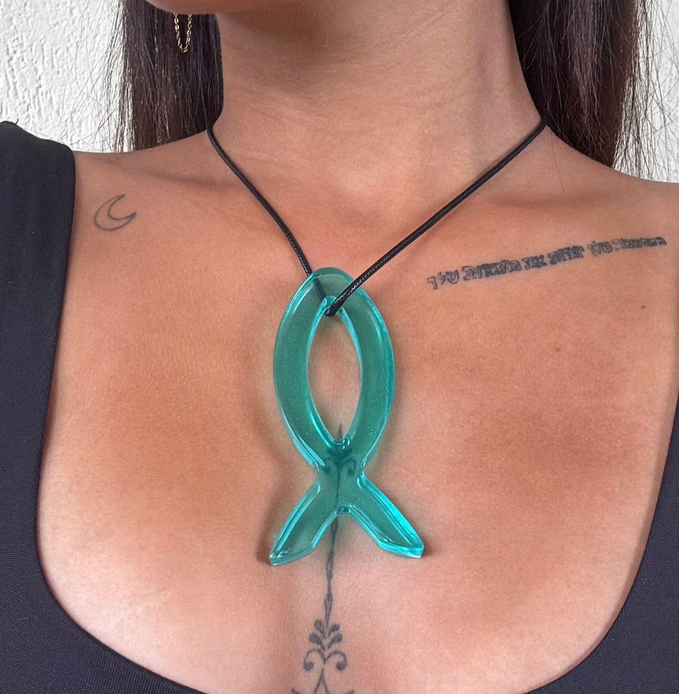 Collier Ôdag Aqua - Porte-bonheur intuitif