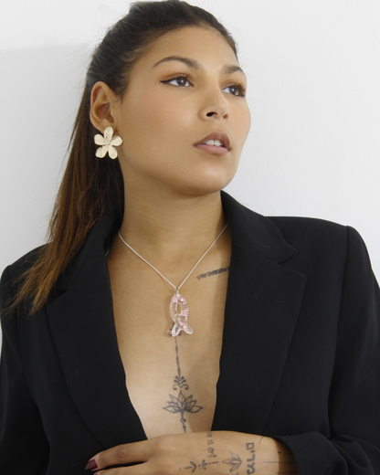 Collier Ôdag Éclat du coeur - Rose Gold | Abondance affective