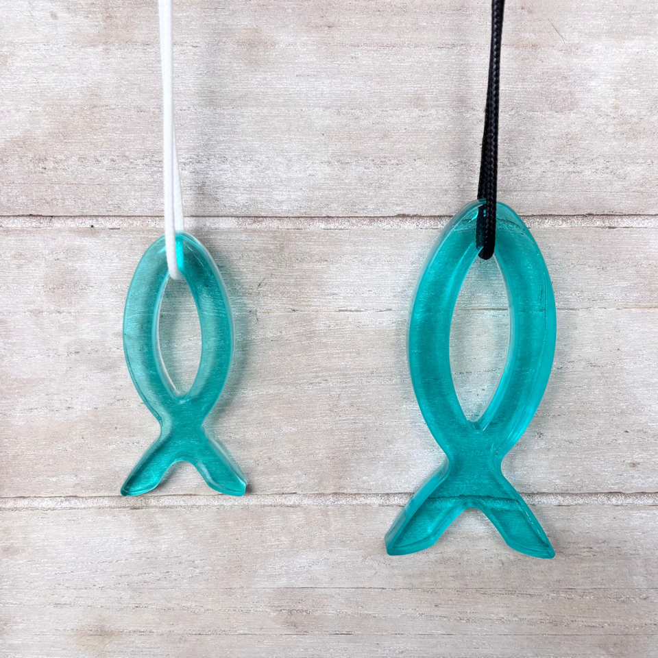 Collier Ôdag Aqua -Duo celeste | Pour Duo