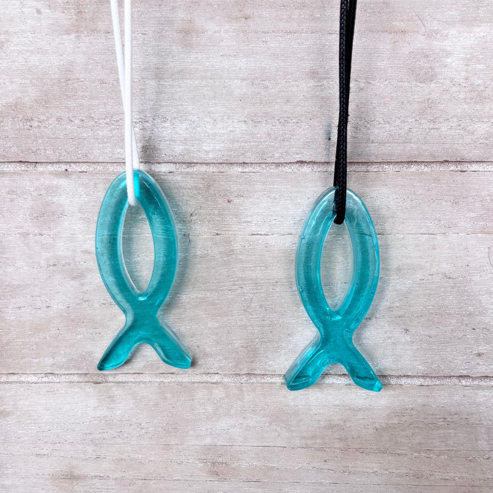 Collier Ôdag Aqua -Duo celeste | Pour Duo