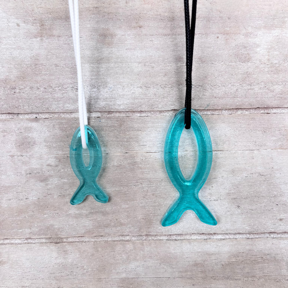 Collier Ôdag Aqua -Duo celeste | Pour Duo