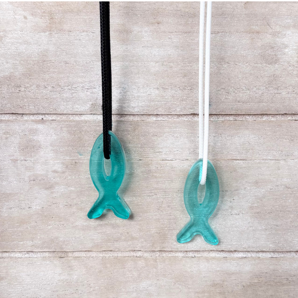 Collier Ôdag Aqua -Duo celeste | Pour Duo